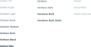 Polices de caractères