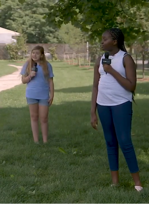Aminata, Sophie, Willow et Tasnym de l’École secondaire David-Saint-Jacques de Kitchener-Waterloo.